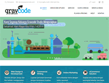 Tablet Screenshot of gravcode.com